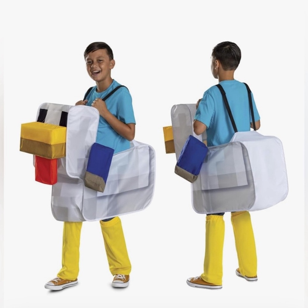 NWT. Chicken Jockey Minecraft Ride-On Pop-Out Costume